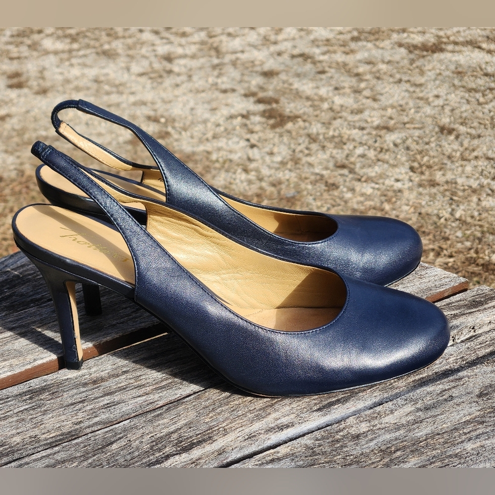 Trotters Leather Slingback Pumps 10.5